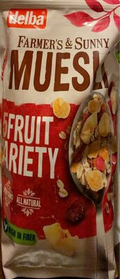 5 FRUIT VARIETY FARMER'S & SUNNY MUESLI, 5 FRUIT VARIETY