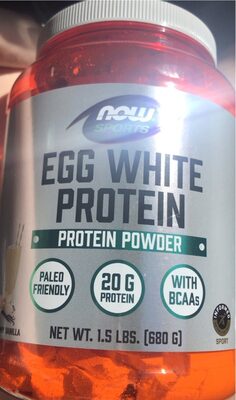 CREAMY VANILLA EGG WHITE PROTEIN POWDER, CREAMY VANILLA