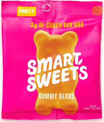 RASPBERRY, APPLE, LEMON, PEACH FRUITY GUMMY BEARS, RASPBERRY, APPLE, LEMON, PEACH