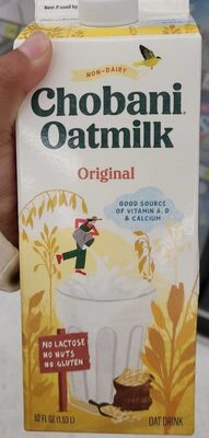 Chobani oatmilk original