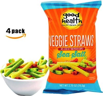 GOOD HEALTH, VEGGIE STRAWS, SEA SALT, SEA SALT