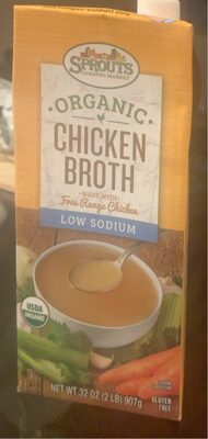 CHICKEN ORGANIC LOW SODIUM BROTH, CHICKEN