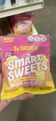 SmartSweets Sour Blast Buddies Pink Lemonade