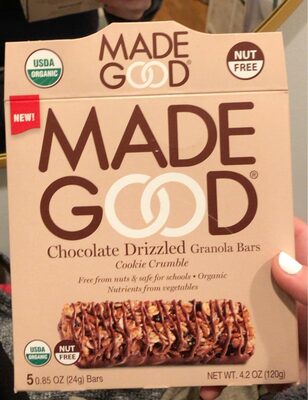 CHOCOLATE DRIZZLED GRANOLA BARS, CHOCOLATE DRIZZLED