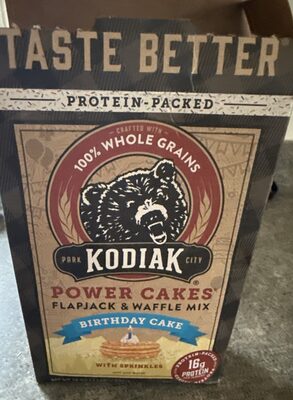 BIRTHDAY CAKE WITH SPRINKLES POWER CAKES FLAPJACK & WAFFLE MIX, BIRTHDAY CAKE WITH SPRINKLES