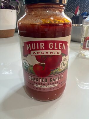 Sierra Quality Canners ROASTED GARLIC ORGANIC NO SUGAR ADDED PASTA SAUCE, ROASTED GARLIC