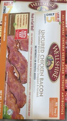 Classic dry rubbed uncurred chicken bacon