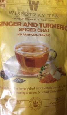 Ginger and Turmeric Spiced Chai