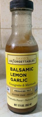 Balsamic Lemon Garlic Vinaigrette & Marinade