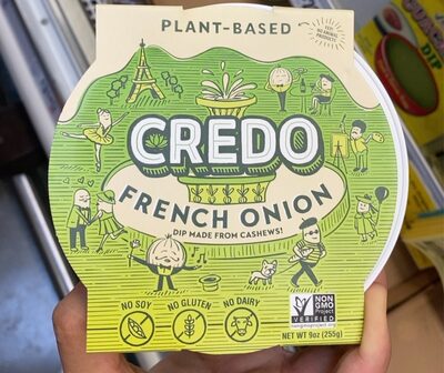 FRENCH ONION DIP MADE FROM CASHEWS, FRENCH ONION