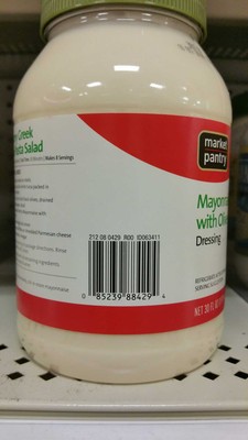 Target Stores MARKET PANTRY, MAYONNAISE DRESSING, EXTRA VIRGIN OLIVE OIL, EXTRA VIRGIN OLIVE OIL