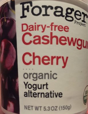 CHERRY ORGANIC DAIRY-FREE CASHEWMILK YOGURT, CHERRY