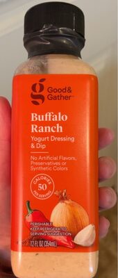 BUFFALO RANCH YOGURT DRESSING & DIP, BUFFALO RANCH