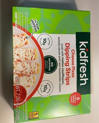 CHEESE PIZZA DIPPING STRIPS CRUST WITH HIDDEN CAULIFLOWER, TOMATO SAUCE AND REAL MOZZARELLA CHEESE, CHEESE