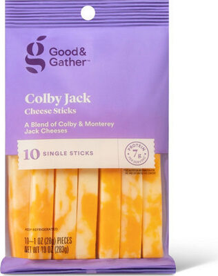 COLBY JACK COLBY & MONTEREY JACK CHEESE STICKS, COLBY JACK