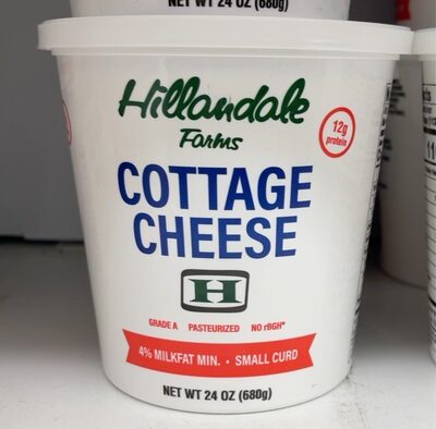 4% MILKFAT SMALL CURD COTTAGE CHEESE