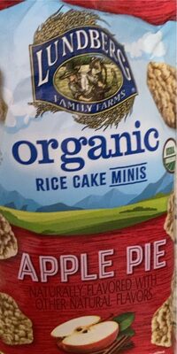 APPLE PIE ORGANIC RICE CAKE MINIS, APPLE PIE