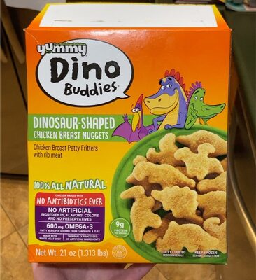 DINOSAUR-SHAPED CHICKEN BREAST NUGGETS