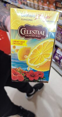 CELESTIAL SEASONINGS, CAFFEINE FREE HERBAL TEA, LEMON ZINGER
