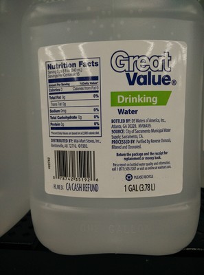 Purified Drinking Water