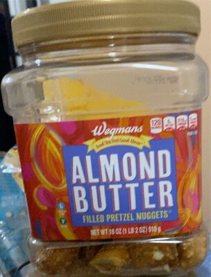 Almond butter filled pretzel nuggets