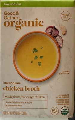 CHICKEN LOW SODIUM BROTH, CHICKEN