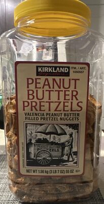 VALENCIA PEANUT BUTTER FILLED PRETZEL NUGGETS PRETZELS, PEANUT BUTTER