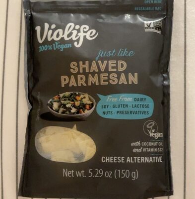 Dairy free Shaved Parmesan