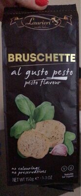 AL GUSTO PESTO FLAVOR BRUSCHETTE, AL GUSTO PESTO