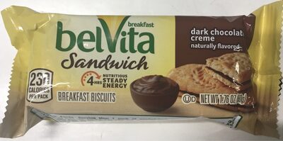 BELVITA COOKIES DARK CHOCOLATE 1X1.76 OZ