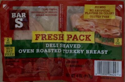 DELI SHAVED OVEN ROASTED TURKEY BREAST