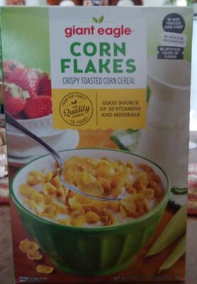 CORN FLAKES CRISPY TOASTED CORN CEREAL, CORN FLAKES