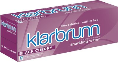 BLACK CHERRY SPARKLING WATER, BLACK CHERRY