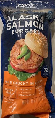 Alaska salmon burgers