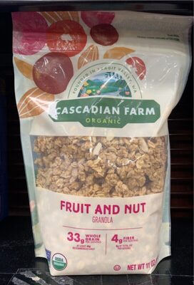 FRUIT AND NUT GRANOLA, FRUIT AND NUT