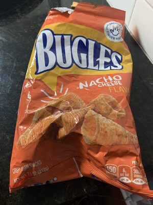 Bugles Nacho Cheese Crispy Corn Snacks