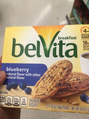 BLUEBERRY FLAVOR BREAKFAST BISCUITS, BLUEBERRY