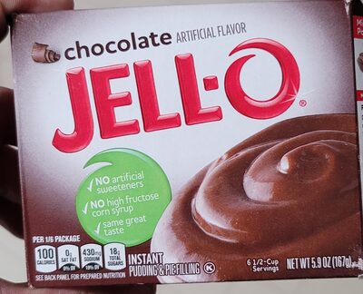 CHOCOLATE INSTANT PUDDING & PIE FILLING, CHOCOLATE