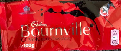 CADBURY BOURNVILLE CHOCOLATE BAR DARK CHOCOLATE