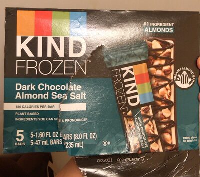 DARK CHOCOLATE ALMOND SEA SALT BARS, DARK CHOCOLATE ALMOND SEA SALT