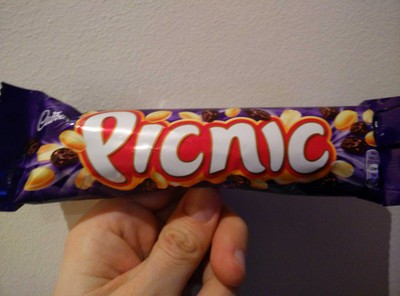 CADBURY PICNIC CHOCOLATE BAR MILK CHOCOLATE