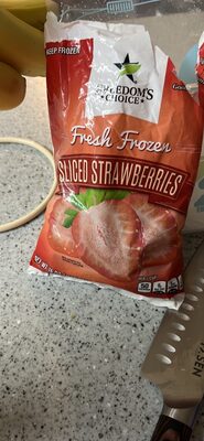 FRESH FROZEN SLICED STRAWBERRIES