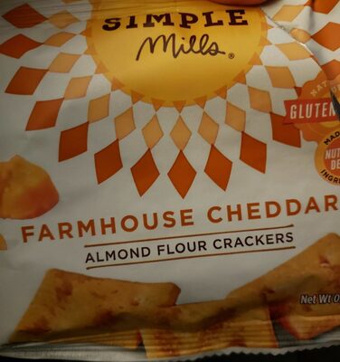 Farmhouse Cheddar Almond Flour Crackers