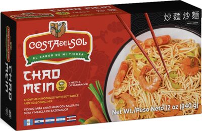 CHAO MEIN CHOW MEIN NOODLES WITH SOY SAUCE AND SEASONING MIX, CHAO MEIN