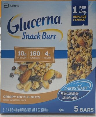 CRISPY OATS & NUTS SNACK BARS, CRISPY OATS & NUTS