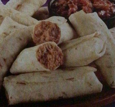 BEEF & BEAN MINI BURRITOS, BEEF & BEAN