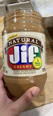 CREAMY PEANUT BUTTER SPREAD, CREAMY