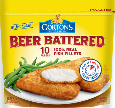 BEER BATTERED FISH FILLETS, BEER BATTERED