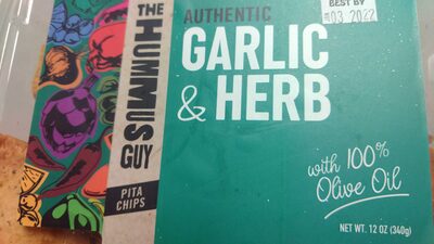 GARLIC & HERB PITA CHIPS, GARLIC & HERBS