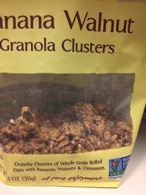 Banana Walnut Granola clusters